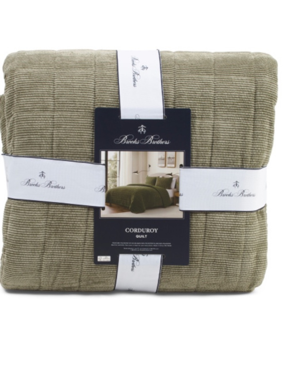 Brooks Brothers Corduroy Quilt